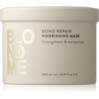 Schwarzkopf Professional Blondme Bond Repair Nourishing Mask Masca intens hrănitoare