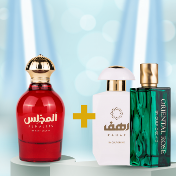 Set Cadou Parfum Dama - Rahaf + Almajlis + Oriental Rose