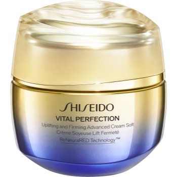 Shiseido Vital Perfection Uplifting and Firming Advanced Cream Soft Crema iluminatoare pentru fermitate ziua și noaptea