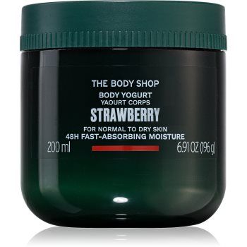 The Body Shop Strawberry Body Yogurt iaurt de corp cu aroma de capsuni