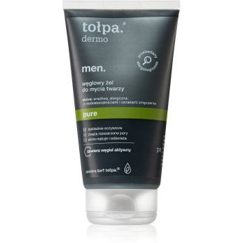 Tołpa Dermo Men Pure Gel facial de curatare cu cărbune activ