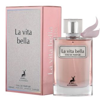 Apa de parfum La Vita bella, Maison Alhambra, Femei - 100 ml - inspirat din Lancome La Vie Est Belle