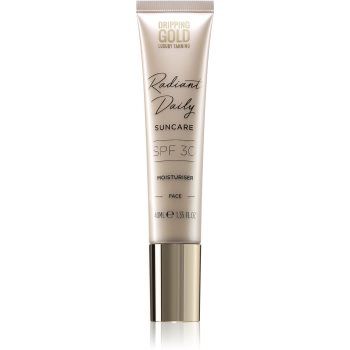 Dripping Gold Luxury Tanning Daily Moisturiser crema de fata hidratanta SPF 30