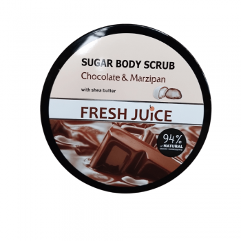 Fresh Juice Scrub de Corp cu Ciocolata si Marzipan  Exfoliere Delicata si Rasfat 225 ml