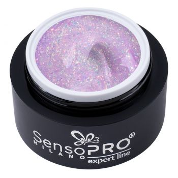 Gel Constructie Unghii Expert Line SensoPRO Milano - Diamond Sheen 15ml