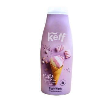 Gel de Dus Keff Fluffy Marshmallow Ice Cream Rasfat Dulce si Hidratare 500 ml