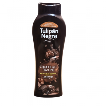 Gel de Dus Tulipan Negro Chocolate Praline Rasfat Cremos cu Aroma de Ciocolata 650 ml