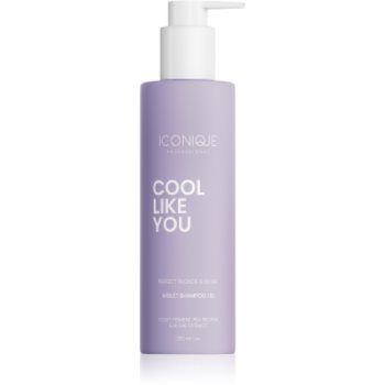 ICONIQUE Professional COOL LIKE YOU Perfect Blonde & Silver Violet șampon pentru neutralizarea tonurilor de galben