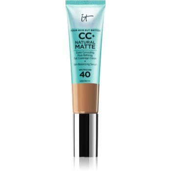 IT Cosmetics Your Skin But Better CC+ Cream Natural Matte machiaj cu efect matifiant SPF 40