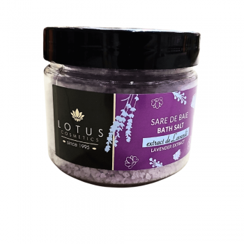 Lotus Sare de Baie cu Extract de Lavanda Relaxare si Revitalizare 600 g