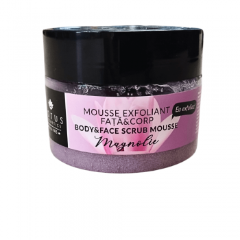 Mousse Lotus Exfoliant pentru Fata si Corp Magnolie Exfoliere Delicata si Hidratare 250 ml