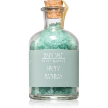 My Flame Minty Bamboo Happy Bathday sare de baie relaxanta