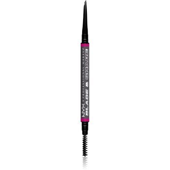 NYX Professional Makeup Blade & Shade creion pentru sprancene cu pensula