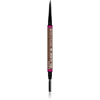 NYX Professional Makeup Blade & Shade creion pentru sprancene cu pensula