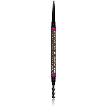 NYX Professional Makeup Blade & Shade creion pentru sprancene cu pensula