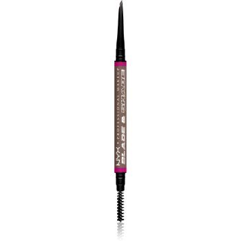 NYX Professional Makeup Blade & Shade creion pentru sprancene cu pensula