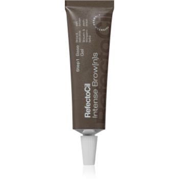 RefectoCil Intense Brow[n]s Base Gel vopsea pentru sprancene si gene cu textura de gel