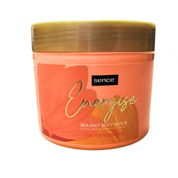 Sence Crema Exfolianta de Corp cu Sare de Mare Energize  Revitalizare si Prospetime 500 g