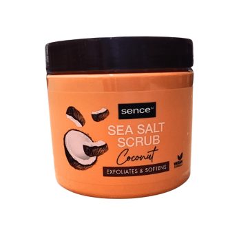 Sence Crema Exfolianta de Corp cu Sare de Mare si Cocos Exfoliere Delicata si Hidratare Intensa 500 g