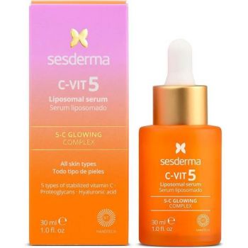 Ser lipozomal cu 5 tipuri de vitamina C Sesderma C-Vit, 30 ml