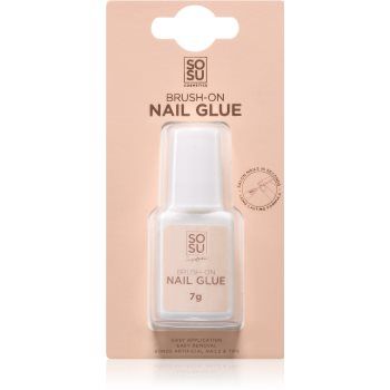 SOSU Cosmetics Brush-On Nail Glue adeziv pentru unghii