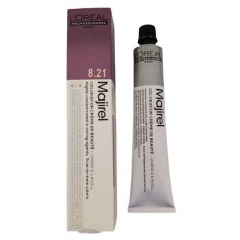 Vopsea Permanenta - L'Oreal Professionnel Majirel Ionene G & Incell, nuanta 8.21 Light Ash Iridescent Blonde, 50 ml