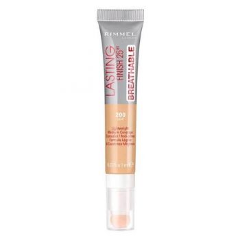 Anticearcan, Rimmel London, Lasting Finish 25H Breathable, 200 Light, 7 ml