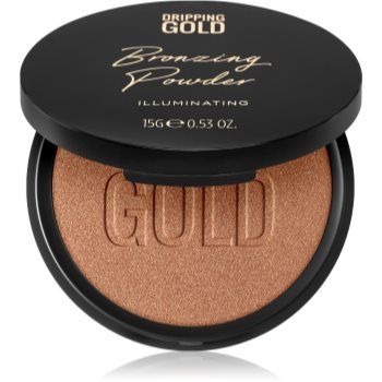 Dripping Gold Luxury Tanning Bronzing Powder pudra compacta pentru bronzat corp si fata