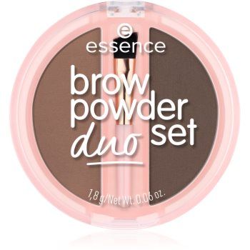 essence Brow Powder Duo set pentru sprancene