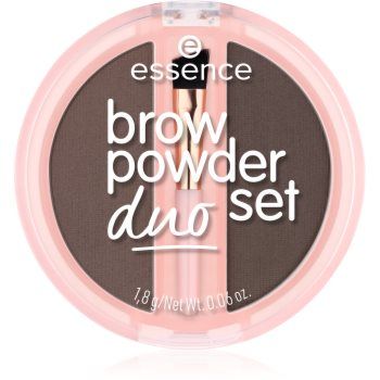 essence Brow Powder Duo set pentru sprancene