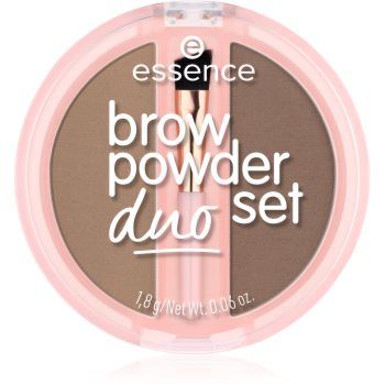 essence Brow Powder Duo set pentru sprancene