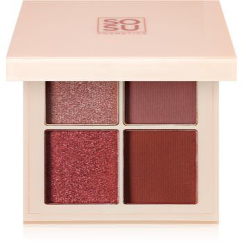 SOSU Cosmetics Eyeshadow Quad paletă cu farduri de ochi