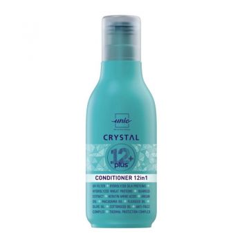 Conditioner multifunctional 12 in 1 pentru par uscat si deteriorat Crystal, 500 ml