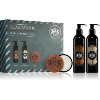 Dear Barber Hair Care Essentials set cadou pentru bărbați