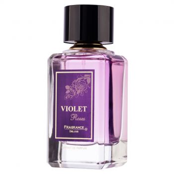 Extrait de Parfum Violet Roses, Fragrance Deluxe, Femei - 100ml