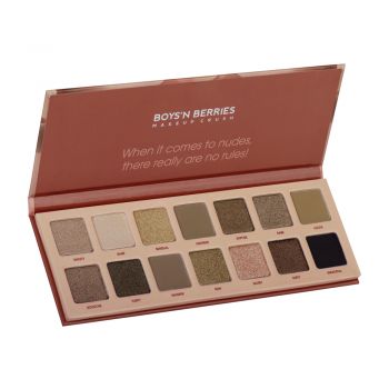 Paleta farduri Boys`n Berries 14K Pro Eyeshadow Palette Nudelicio