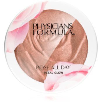 Physicians Formula Rosé All Day Pudra compacta ce ofera luminozitate