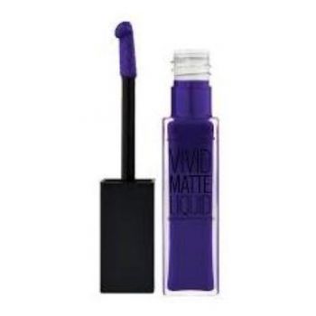 Ruj lichid mat - Maybelline New York Color Sensational Vivid Matte Liquid, 48 Wicked Berry, 8 ml