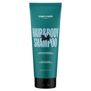 Sampon si gel pentru dus Men Rock Hair & Body Shampoo, 200 ml