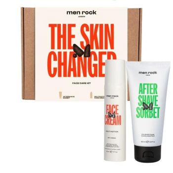 Set cadou Men Rock Duo Skin Care Routine ( after shave 100 ml + crema fata 50 ml )