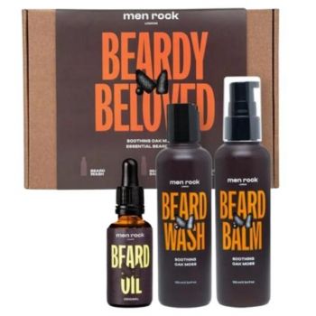 Set cadou pentru ingrijire barba Men Rock Oak Moss ( balsam barba 100 ml + sapun barba 100 ml + ulei barba 30 ml )