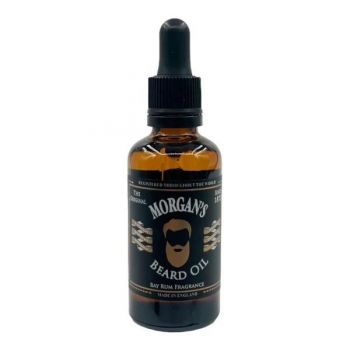 Ulei de barba Morgan’s Bay Rum - Caribbean Spices, Jamaican Rum & Bay Leaf Oil, 50 ml