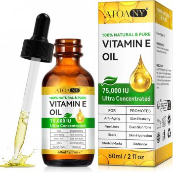 Ulei Premium Ultra Concentrat Vitamina E, 100% Natural  Pur, Fara Hexan pentru Ten, 60 ml