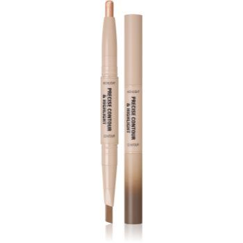 Makeup Revolution Precise Contour & Highlight baton pentru dublu contur