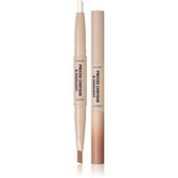 Makeup Revolution Precise Contour & Highlight baton pentru dublu contur