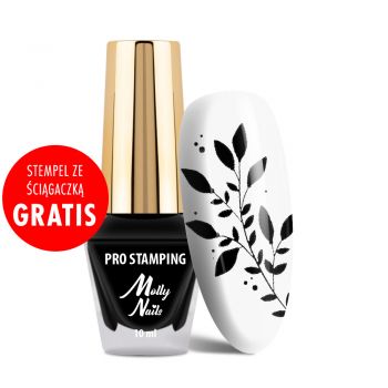 Oja Pentru Stampila Molly Lac PRO Stamping- Black - Everin