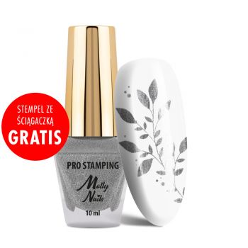 Oja Pentru Stampila Molly Lac PRO Stamping- Silver - Everin