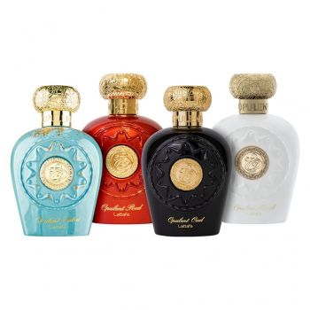 Pachet 4 parfumuri, Opulent Dubai 100 ml, Opulent Oud 100 ml, Opulent Red 100 ml si Opulent Musk 100 ml