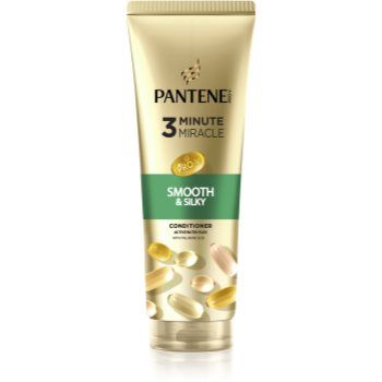 Pantene 3 Minute Miracle Smooth&Silky Balsam intens , 3 minute pentru par deteriorat