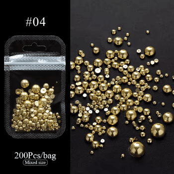 Pearl Crystal Gold Aprox. 200buc - PG-401